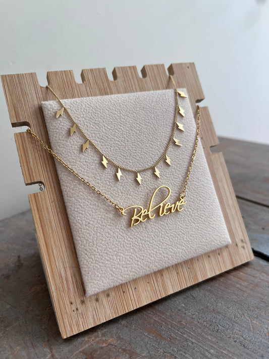 Believe Stack Necklace