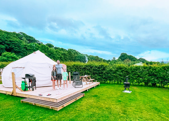 Glamping in North Wales, Bell Tent in Snowdonia