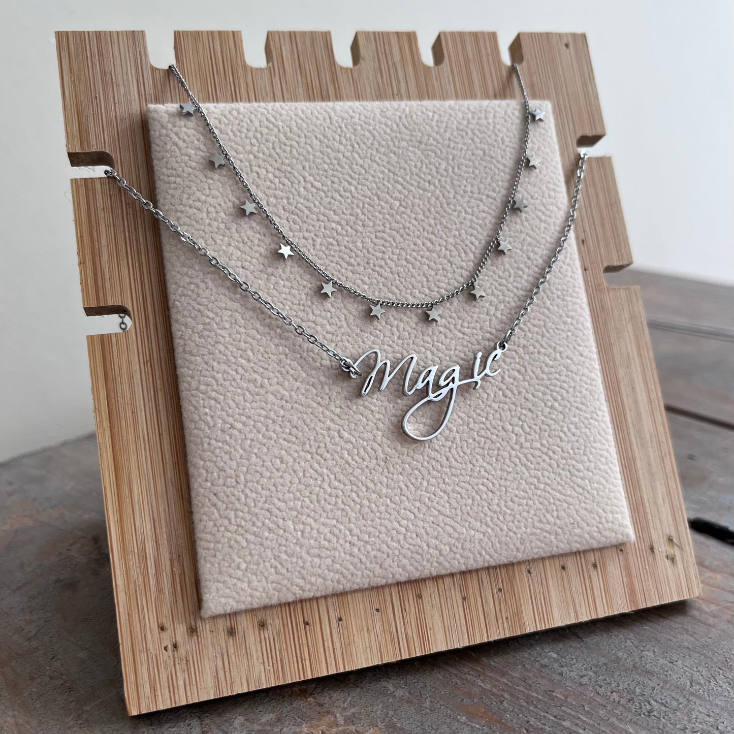 Magic Stack Necklace: Gold, Silver - Making It Magical