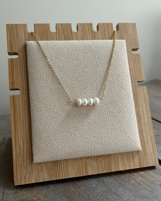 Pearl Bar Necklace - Making It Magical